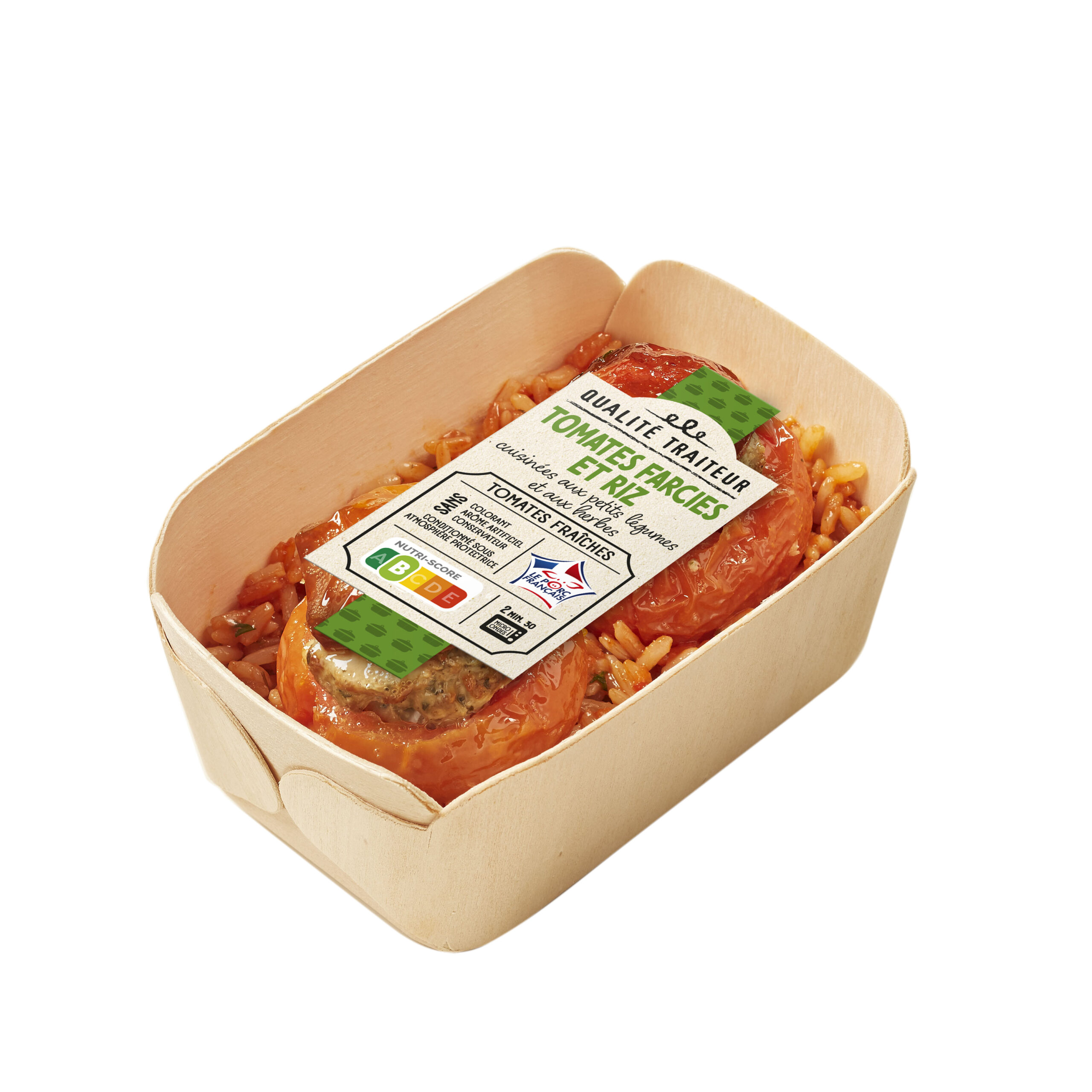 27687 - Tomates farcies 300g-étiquette Groupe Euralis - Coopérative Agricole et agroalimentaire - Marque Maison Montfort