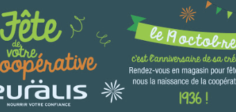 LES MAGASINS POINT VERT FÊTENT L’ANNIVERSAIRE DE LA COOPÉRATIVE EURALIS LE 19 OCTOBRE